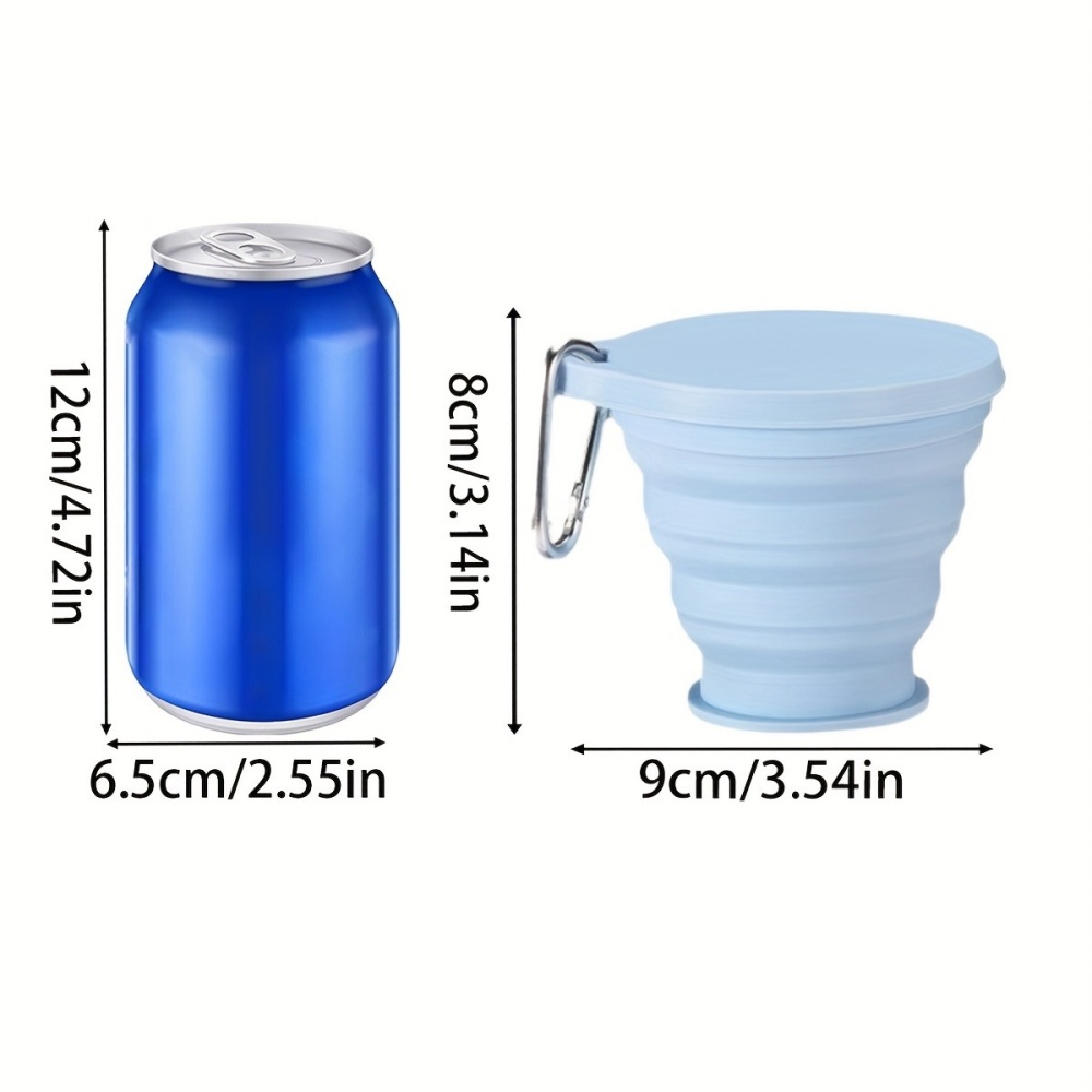 Portable Silicone Folding Cup  - đánh giá và giá Water Bottle Collapsible