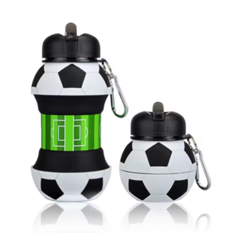 Football Silicone Collapsible  - đánh giá và giá Water Bottle Collapsible