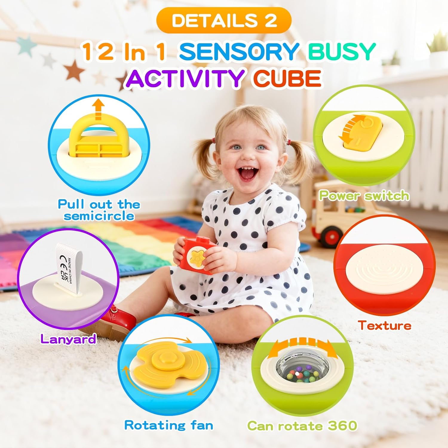 Montessori Activity Cube Busy  - đánh giá và giá Travel Accessories Toddler