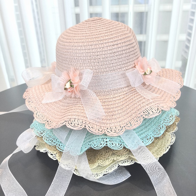 Girls 2pcs Straw Hat Solid Col - đánh giá và giá Travel Accessories For 10 Year Old Girl